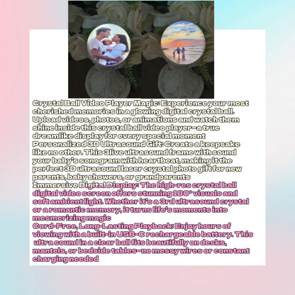 Dreamy 3D Crystal Ball