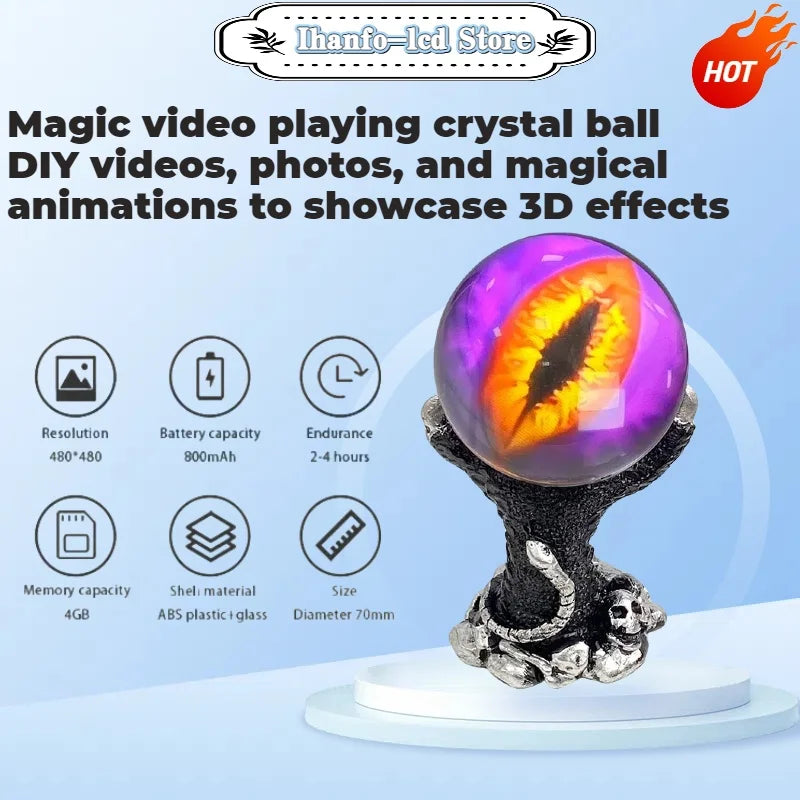 Dreamy 3D Crystal Ball