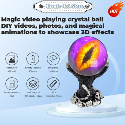 Dreamy 3D Crystal Ball